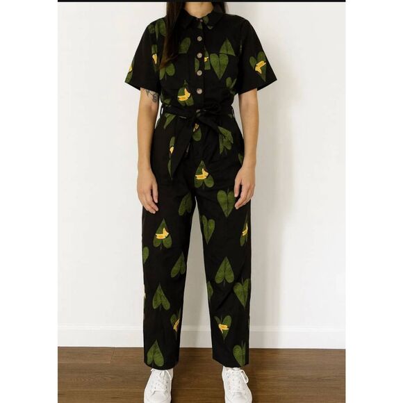 Farm Rio palm hearts&toucan jumpsuit - Picture 1 of 4